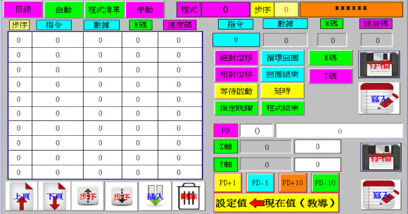 桁架机器人多轴直线模组操作介面