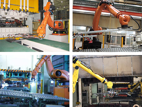 Metal Stamping Robotics Load/Unloading Movement Automation Metal Stamping Robotics Load/Unloading Movement Automation
